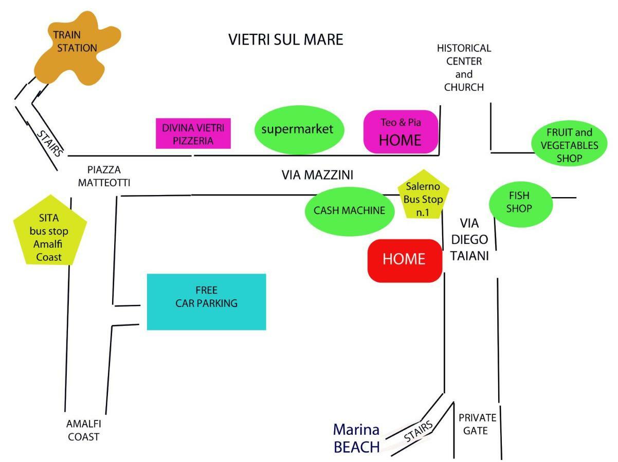 Appartamento Casa di Chiara Vietri Esterno foto